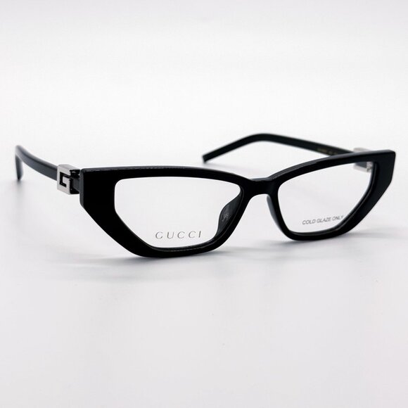 NEW GUCCI GG1683O 001 EYEGLASSES WOMEN BLACK EYEWEAR - Picture 5 of 10
